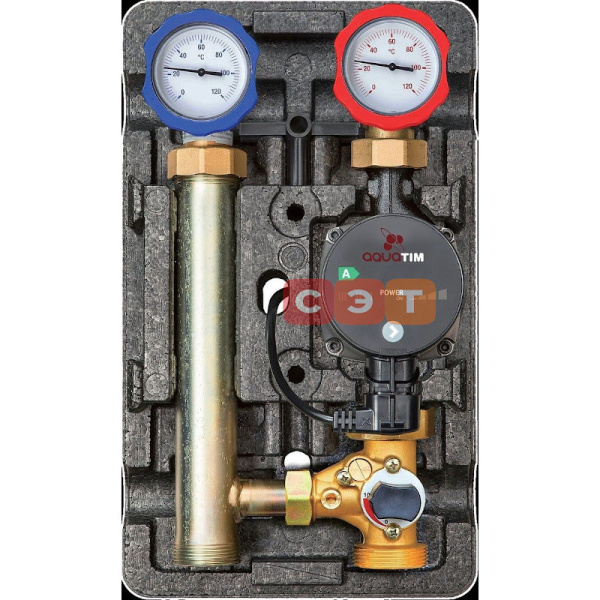 Насосная группа со смесителем MK DN 25 (левая, UPM3 Hybrid 25-70)
